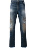 Alyx Distressed Slim-fit Jeans - Blue