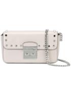 Michael Michael Kors Chain Strap Buckle Bag, Women's, Nude/neutrals, Calf Leather