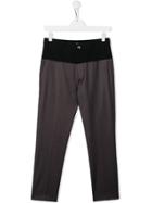 Nº21 Kids Two-tone Trousers - Grey