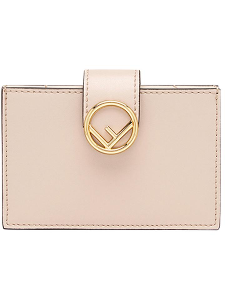 Fendi Accordion-style Card Holder - Pink & Purple