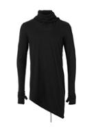 Lost & Found Rooms - Scarf T-shirt - Men - Cotton - Xs, Black, Cotton