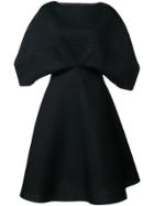 Chalayan Folded Waistline Midi Dress - Black