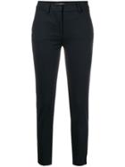 Blanca Slim Fit Cropped Trousers - Blue