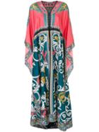 Mary Katrantzou - Scroll Pattern Maxi Dress - Women - Silk/cotton - M, Silk/cotton