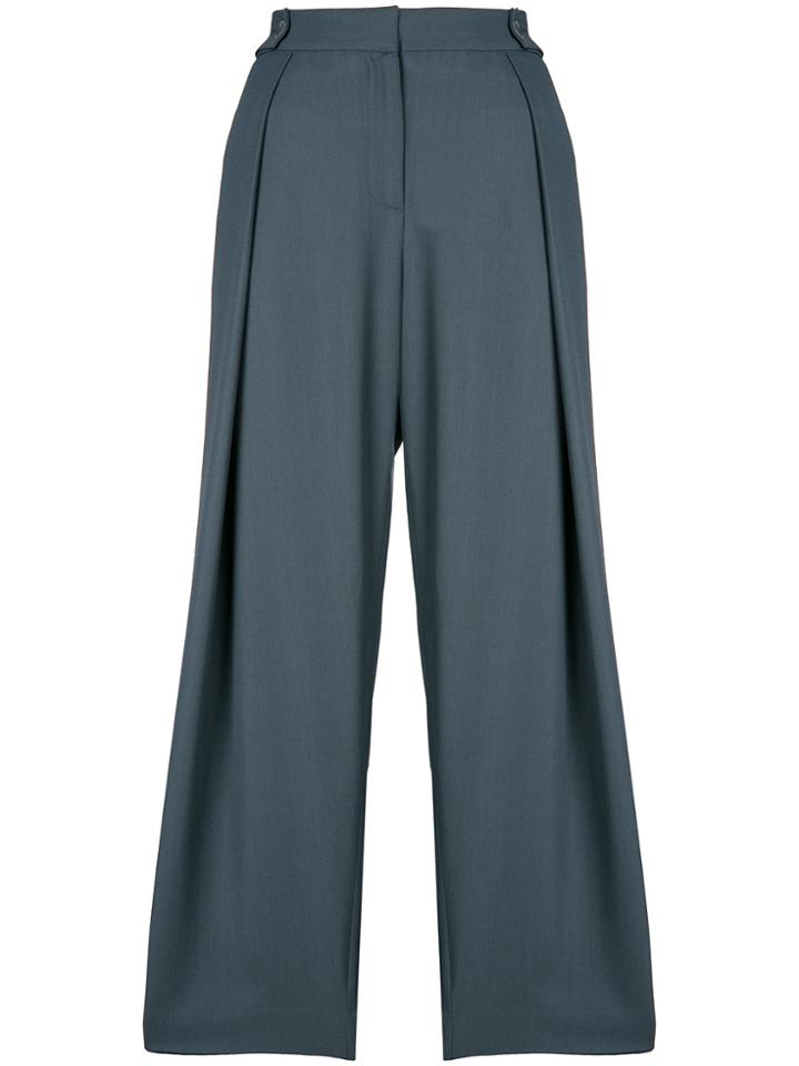 Fabiana Filippi Classic Cropped Trousers - Grey