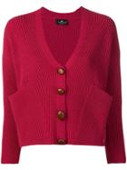 Elisabetta Franchi V-neck Cardigan - Pink