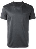 Alexander Mcqueen - Skull Insert T-shirt - Men - Cotton - Xl, Grey, Cotton