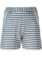 Humanoid 'dazzle' Striped Shorts