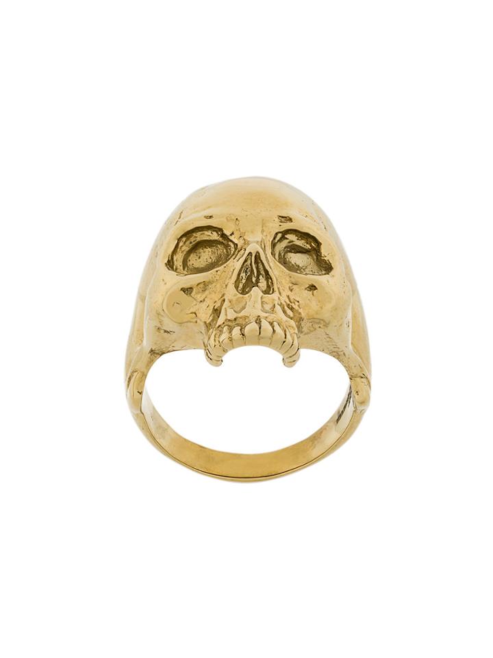 Mastermind Japan Embossed Skull Ring - Metallic