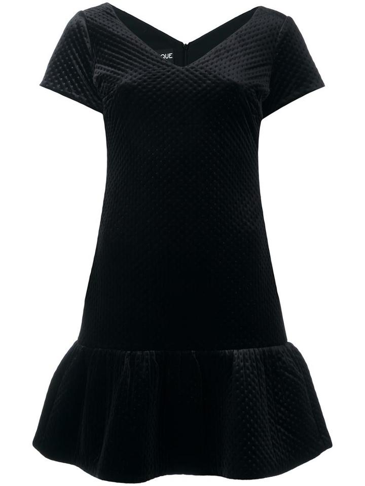 Boutique Moschino V-neck Dress, Women's, Size: 42, Polyester/other Fibers