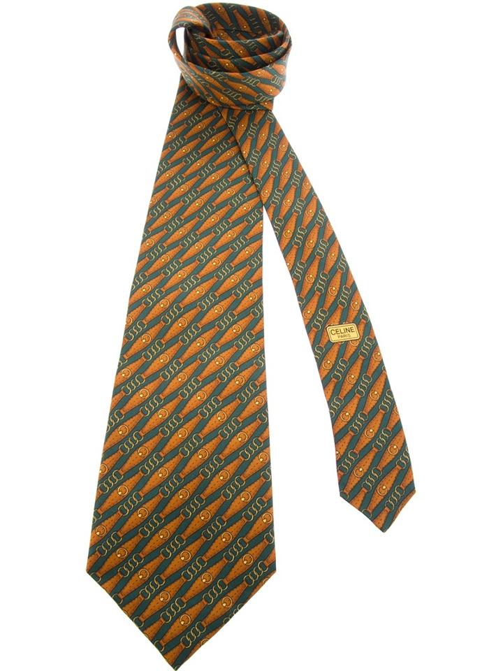 Celine Vintage Silk Tie