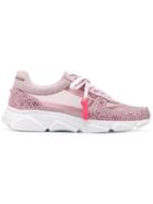 Philipp Plein Crystal Low-top Sneakers - Pink