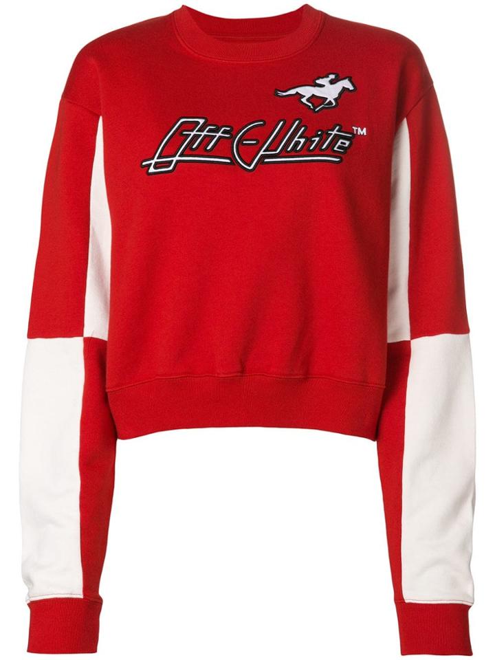 Off-white Racer Jersey Sweater - Red