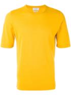 Ballantyne - Plain T-shirt - Men - Cotton - 48, Yellow/orange, Cotton