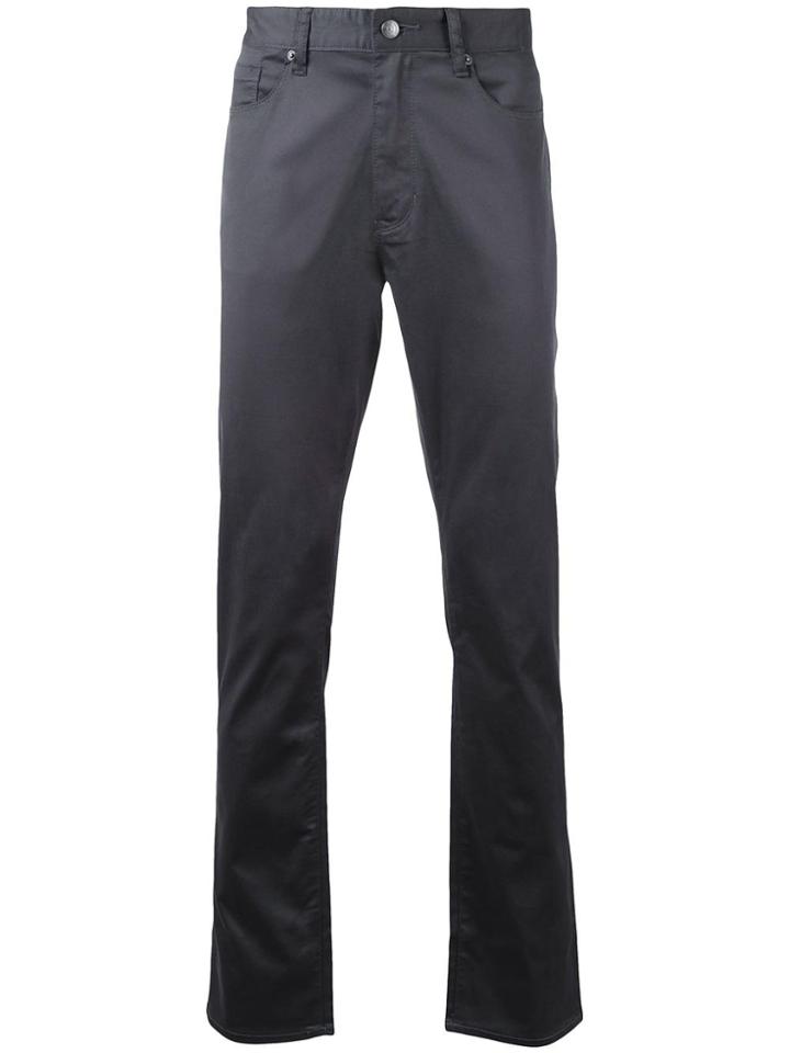 Kent & Curwen Straight Leg Causal Trousers - Black