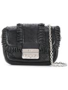 Christian Dior Vintage Perforated Shoulder Bag - Black