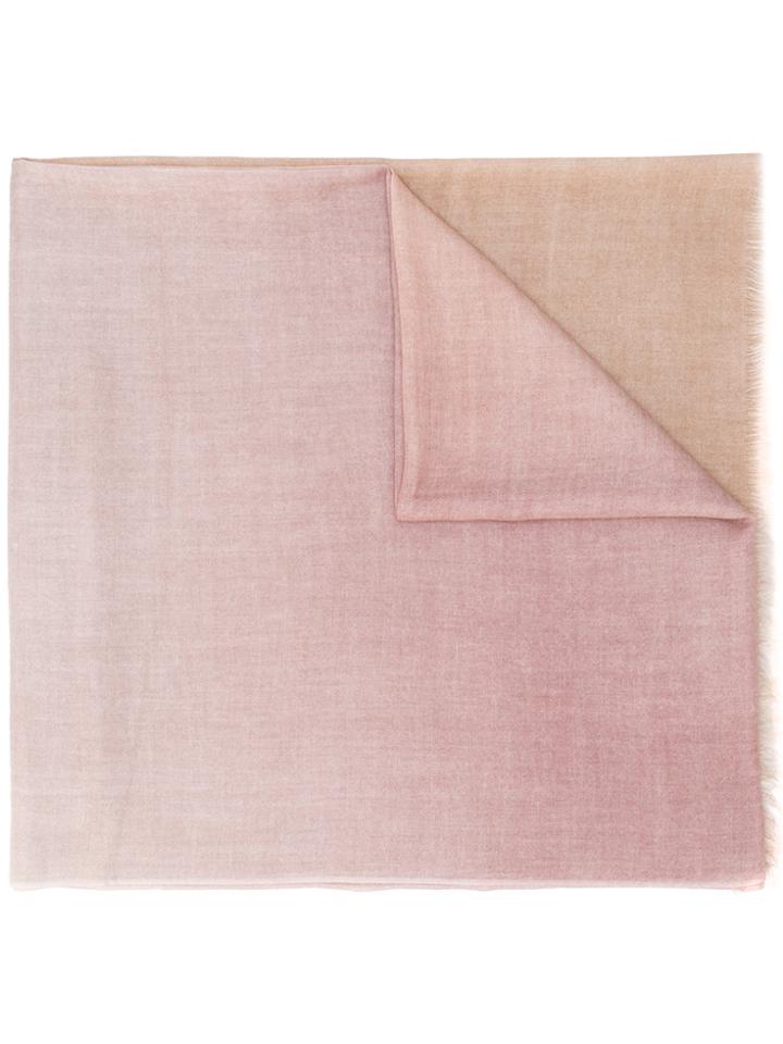 Faliero Sarti Frayed Hem Scarf - Nude & Neutrals