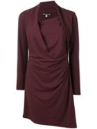 Plein Sud Draped Dress - Purple