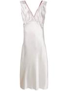 Marni Net-trimmed Midi Dress - White