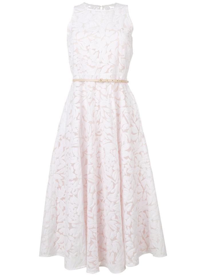 Max Mara Studio Lace Flared Dress - White