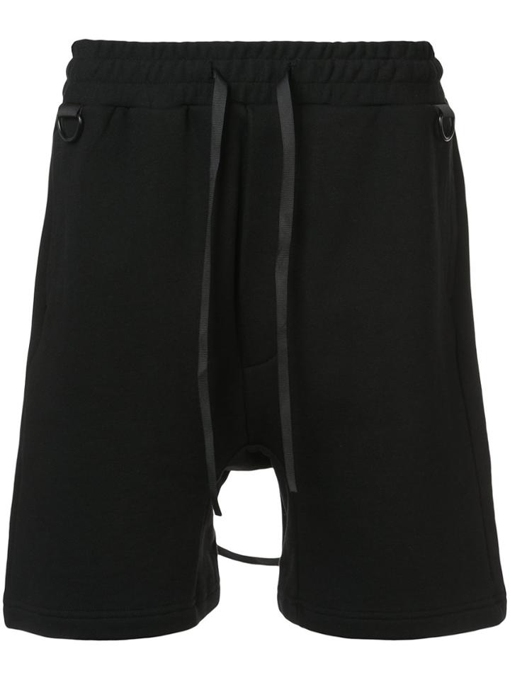 D.gnak Printed Tape Track Shorts - Black