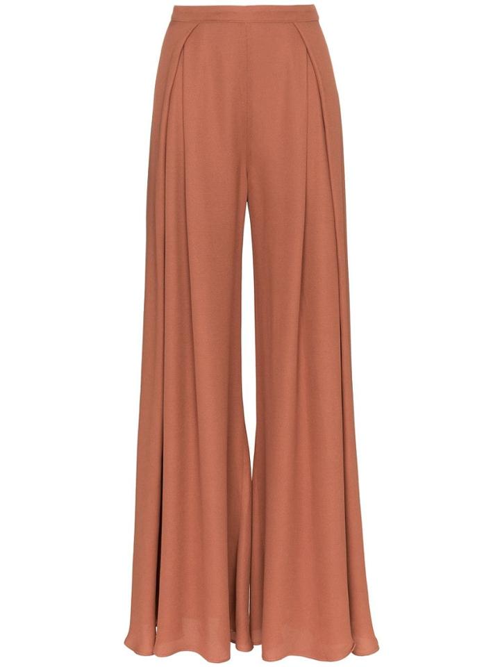 Jacquemus High-waist Wide Leg Trousers - Brown