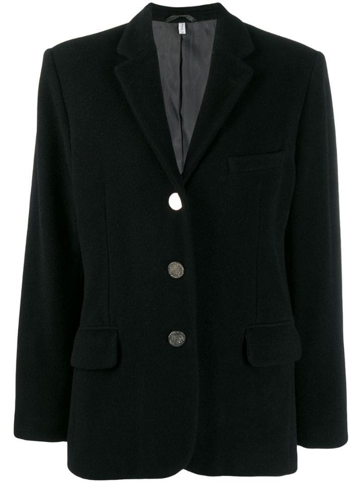 Helmut Lang Pre-owned 1990's Single Breasted Blazer - Black