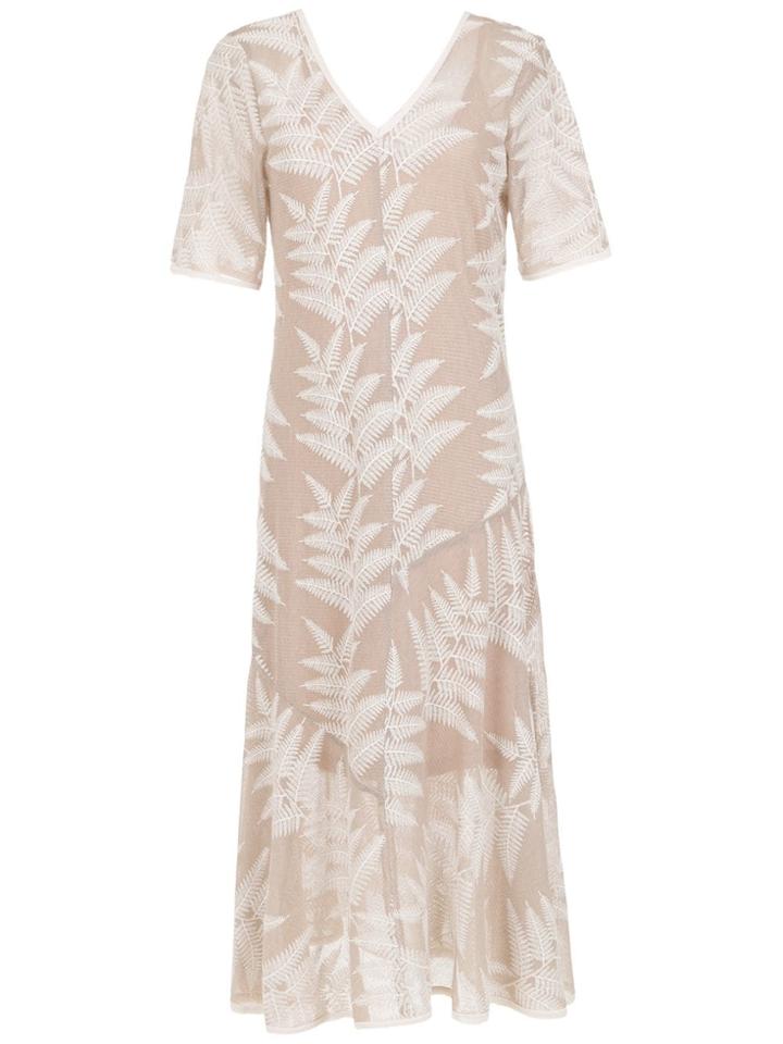 Alcaçuz Embroidered Fontineli Dress - Neutrals