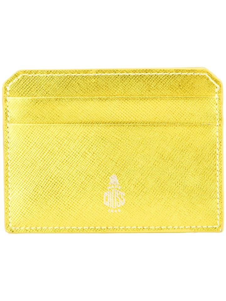 Mark Cross Logo Cardholder - Gold