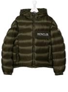 Moncler Kids Teen Padded Jacket - Green