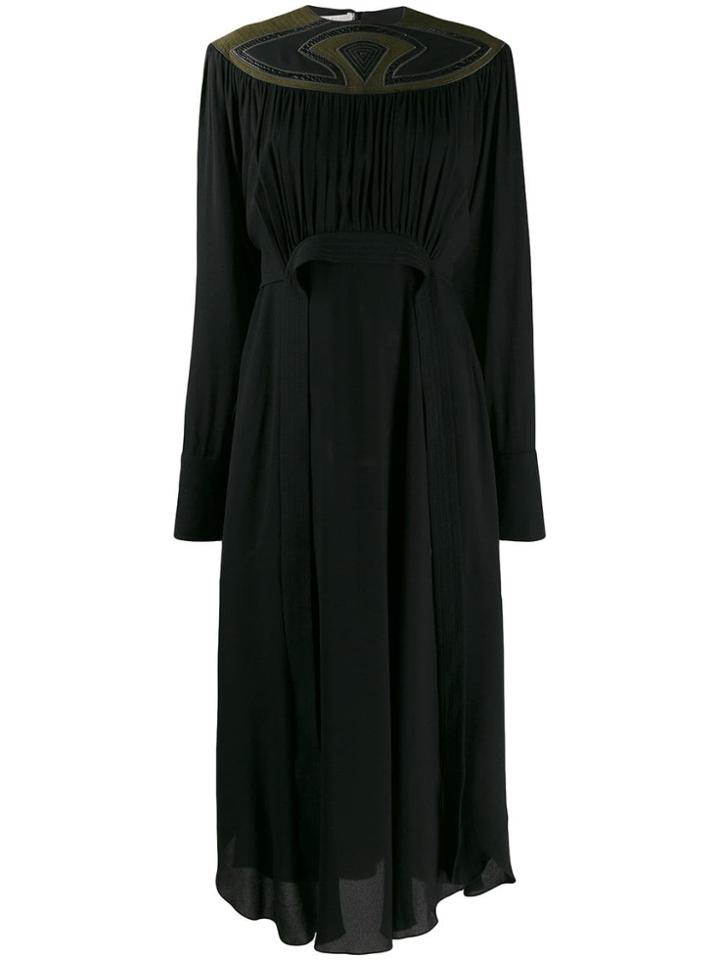 Stella Mccartney Panelled Neckline Dress - Black