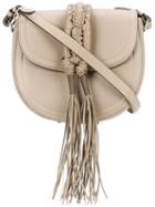 Altuzarra Fringed Crossbody Bag, Women's, Nude/neutrals, Leather