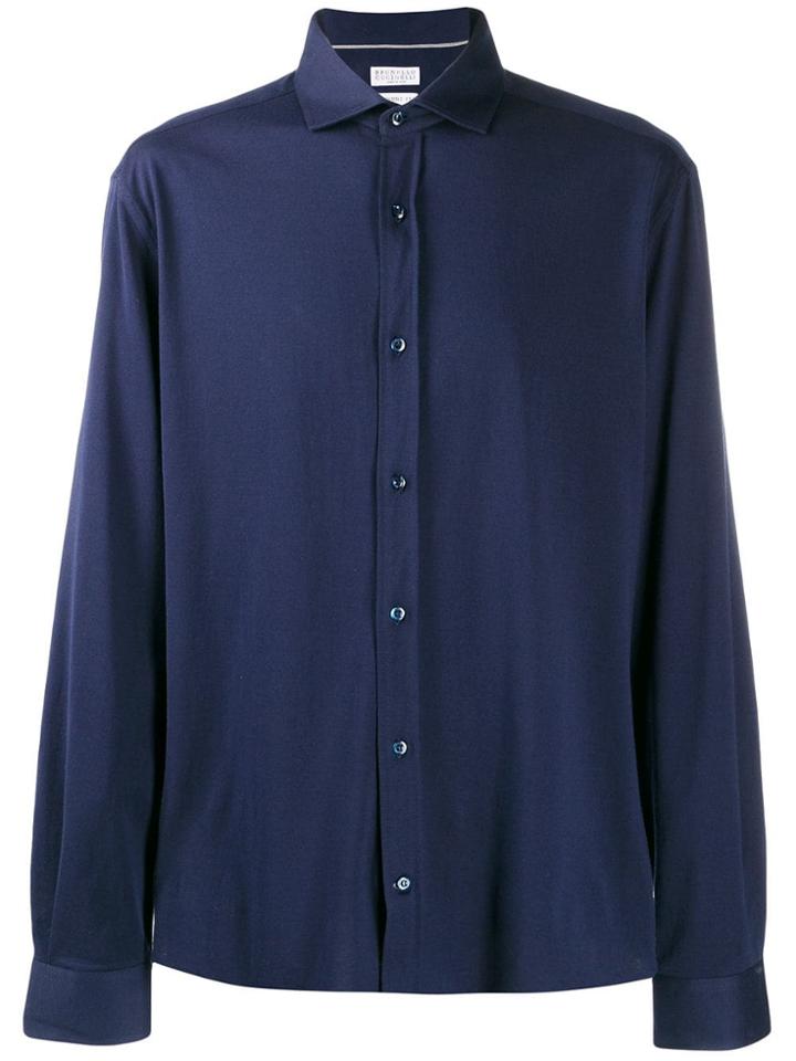 Brunello Cucinelli Soft Shirt - Blue