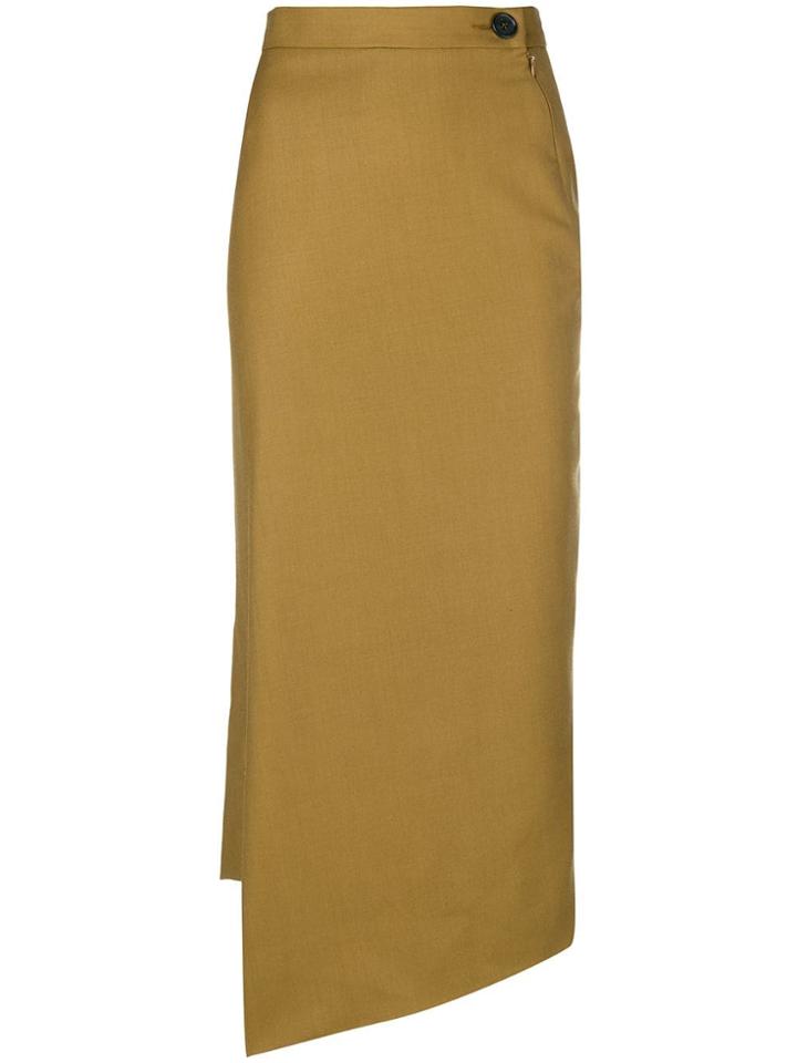 Vivienne Westwood Asymmetric Pencil Skirt - Nude & Neutrals