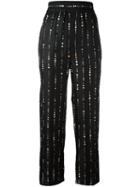 Isabel Marant 'goya' Dot Detail Trousers, Women's, Size: 38, Black, Silk