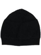 Rick Owens Knitted Beanie Hat - Black