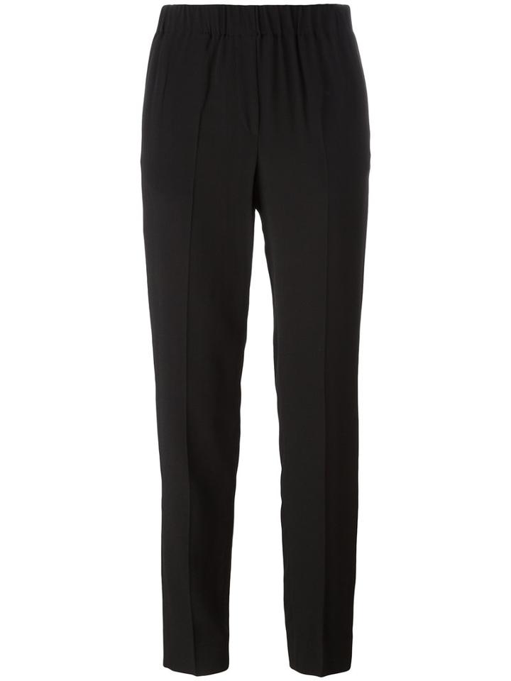 Incotex Slim-fit Trousers, Women's, Size: 42, Black, Acetate/silk