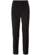 Incotex Slim-fit Trousers, Women's, Size: 42, Black, Acetate/silk