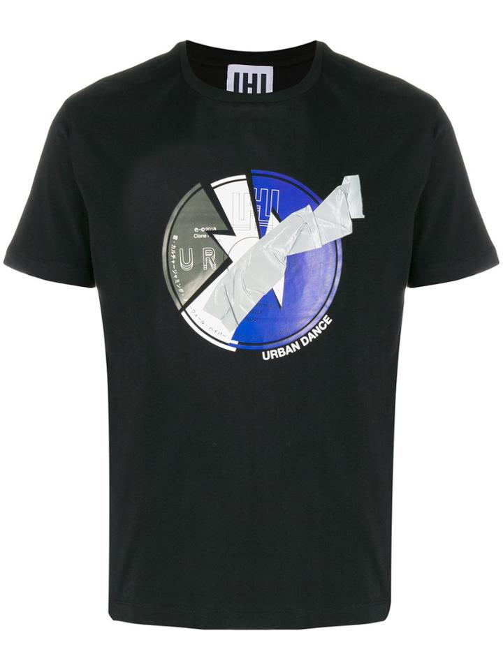 Les Hommes Urban Graphic-print T-shirt - Black