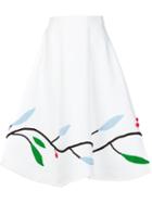 Vika Gazinskaya Crochet Appliqué Skirt