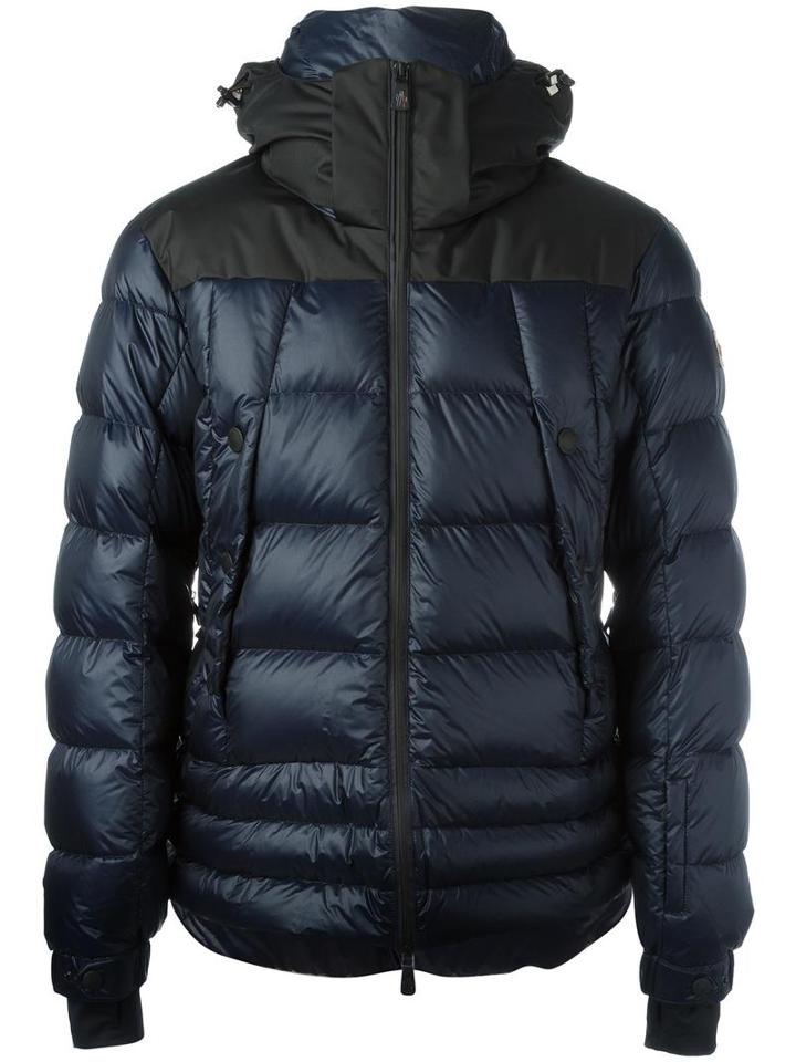Moncler Grenoble 'valberg' Padded Jacket, Men's, Size: 4, Blue, Polyamide/polyester/feather Down
