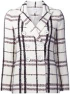 Derek Lam 10 Crosby Peaked Lapels Checked Jacket