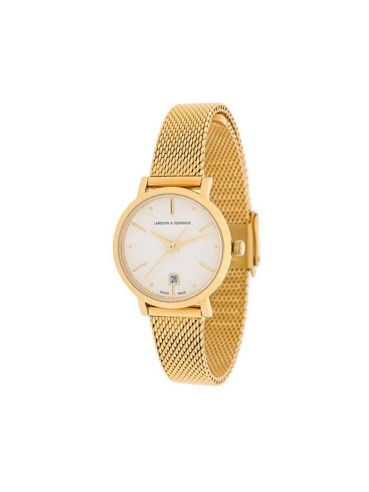 Larsson & Jennings Lugano Aurora Gold Milanese 26mm Watch