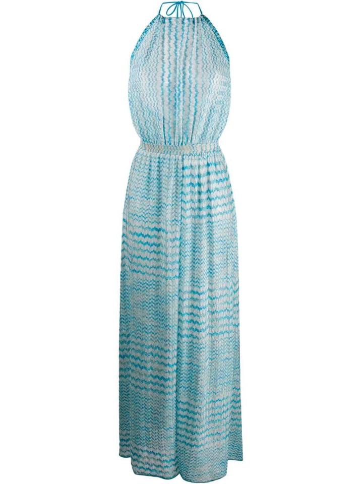 Missoni Mare Halter Neck Jumpsuit - Blue