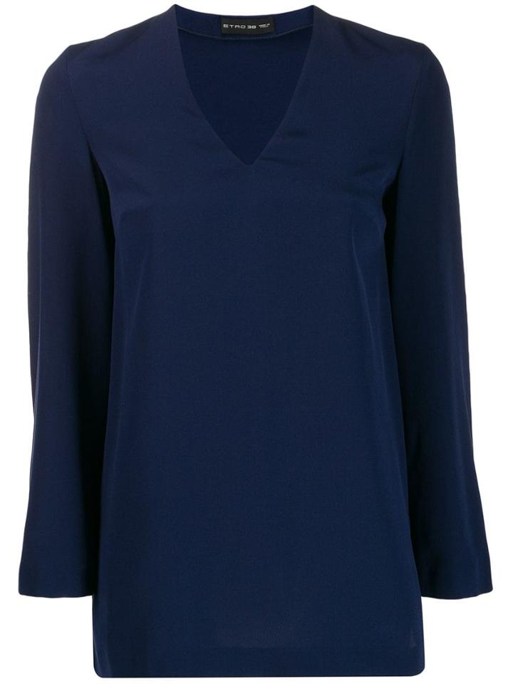 Etro Silk Blouse - Blue