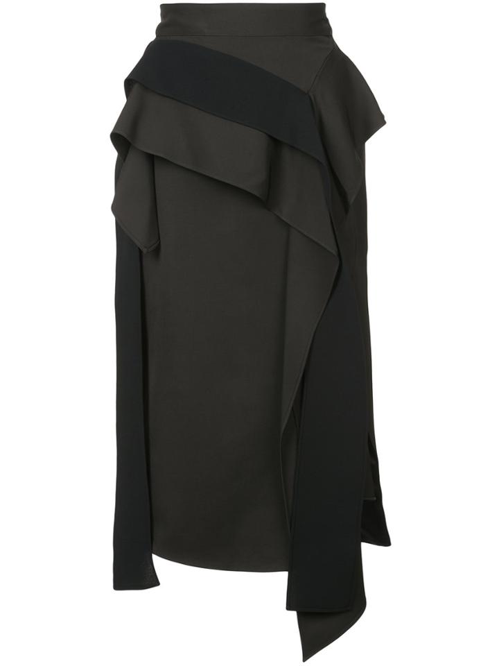 Maticevski Inductor Panel Skirt - Black