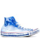 Converse Chuck Taylor All Star Hi-top Sneakers, Men's, Size: 37.5, Blue, Rubber/cotton