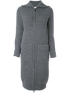 Christian Wijnants 'kasia' Cardi-coat, Women's, Size: Medium, Grey, Wool