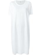Y S Loose Fit T-shirt Dress, Women's, Size: 2, White, Cotton