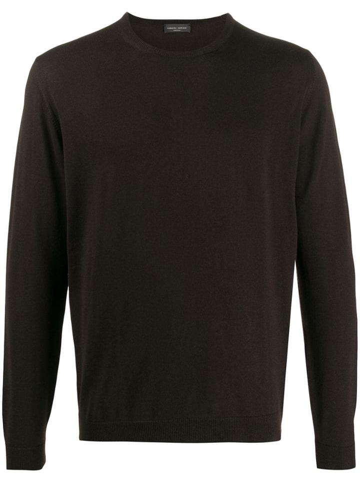 Roberto Collina Soft Knit Jumper - Brown
